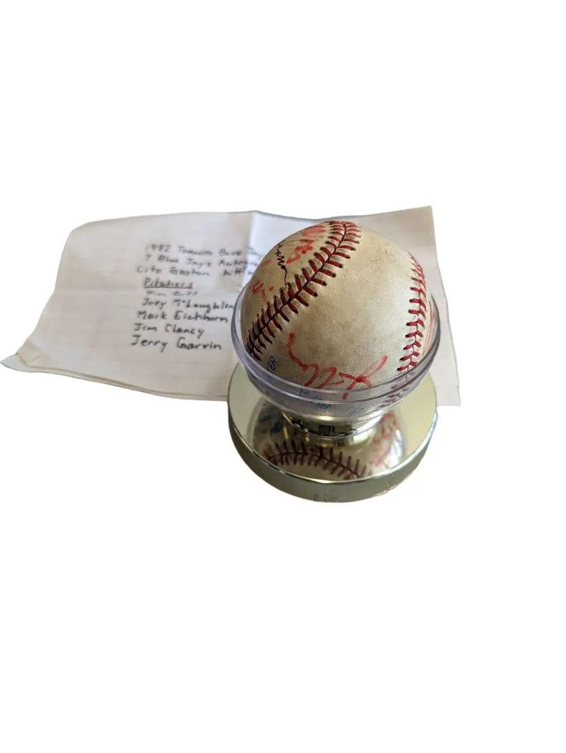 1982 Toronto Blue Jays Game Ball