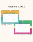 2025 17-Month Deluxe Wall Calendar - Colour Theory