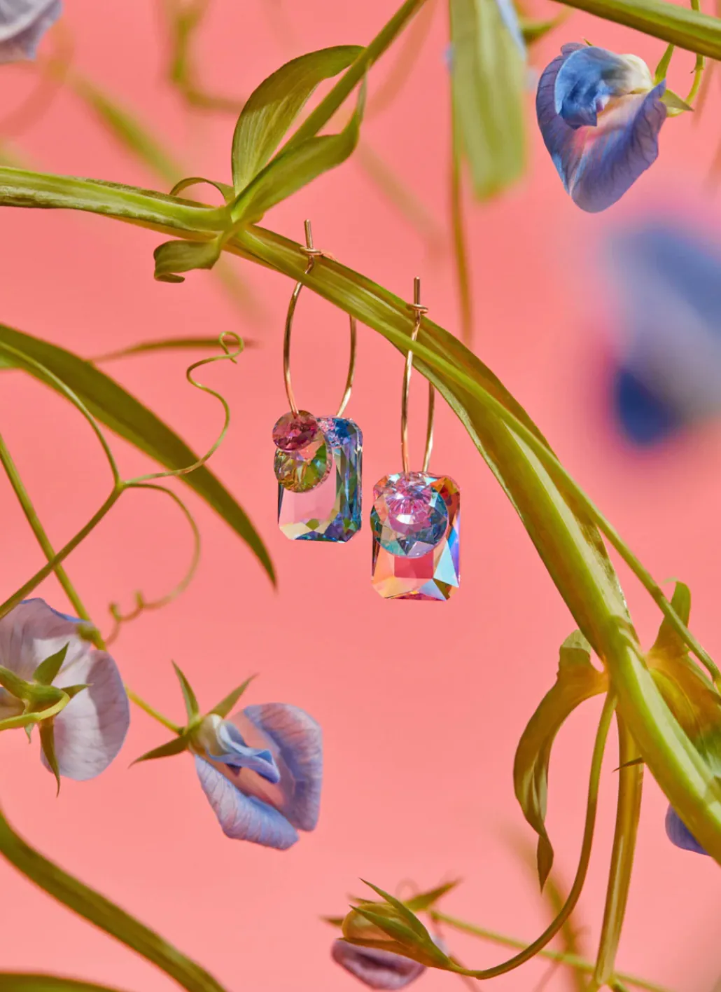 Abacus Row Sweet Pea Earrings no. 20 (Limited Edition) - Multi Iridescent