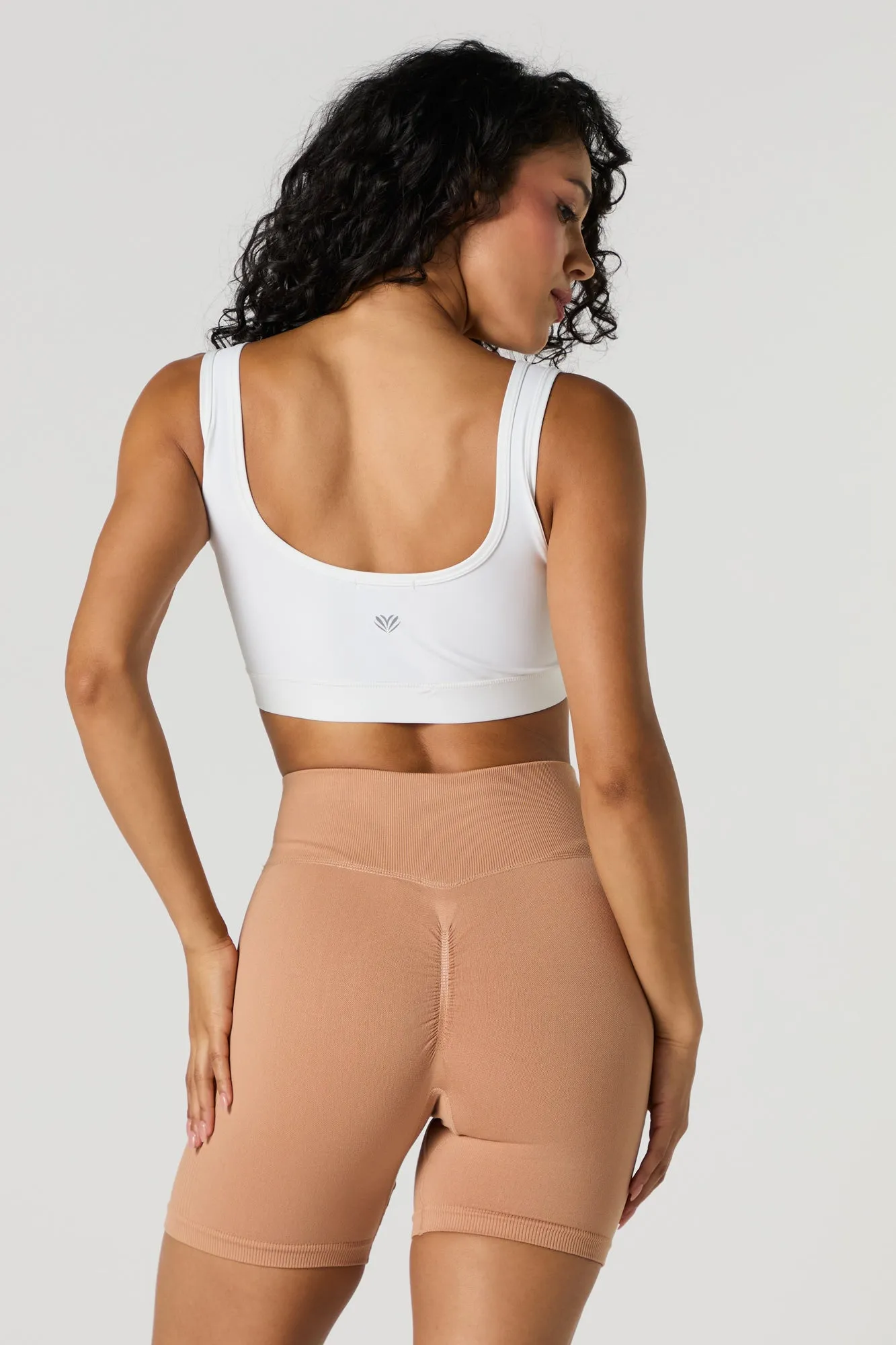 Active Solid Seamless Biker Short