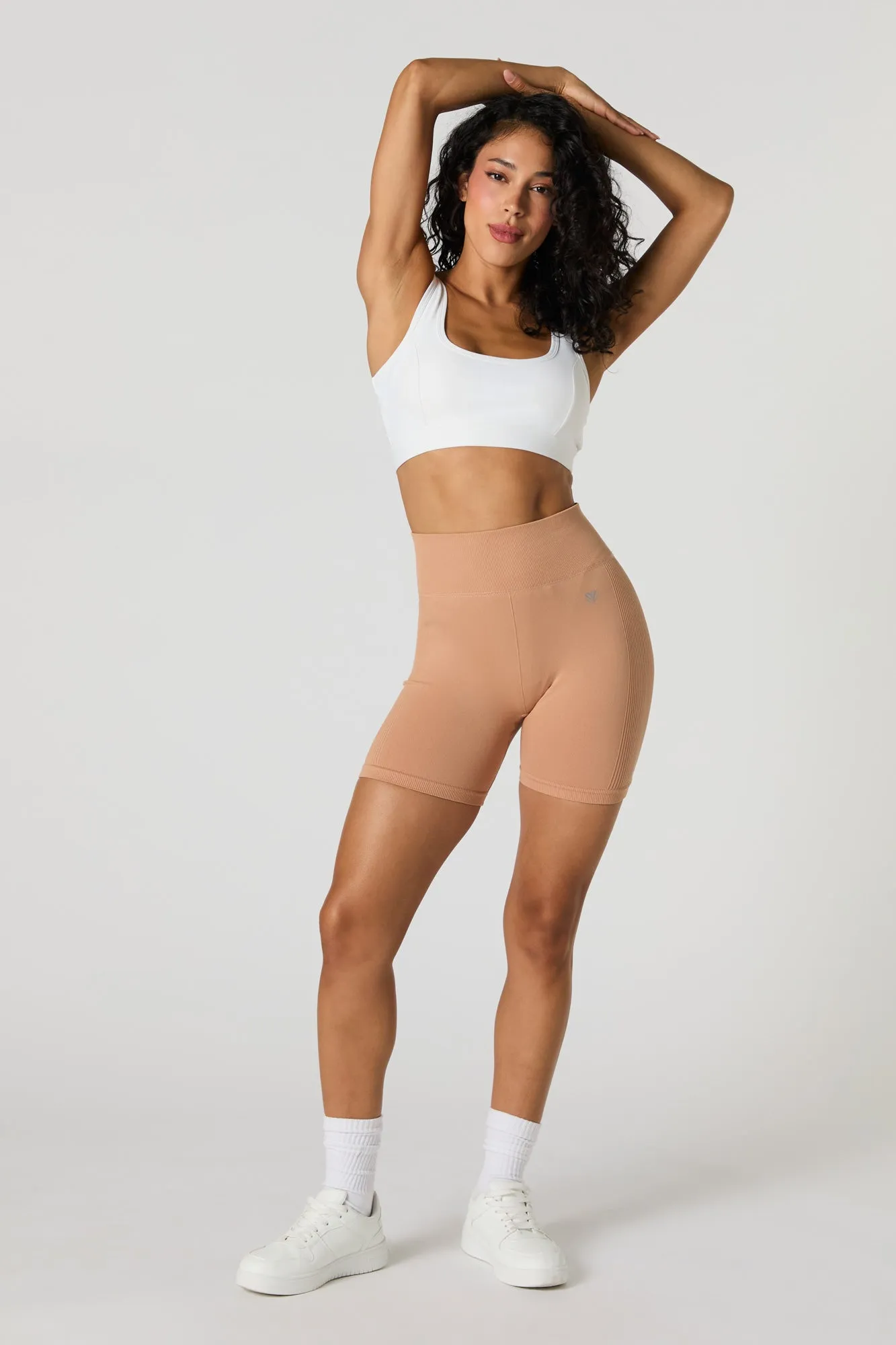 Active Solid Seamless Biker Short