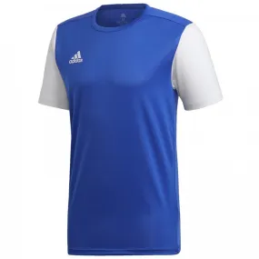 adidas Basic Blue White Workout Tshirt