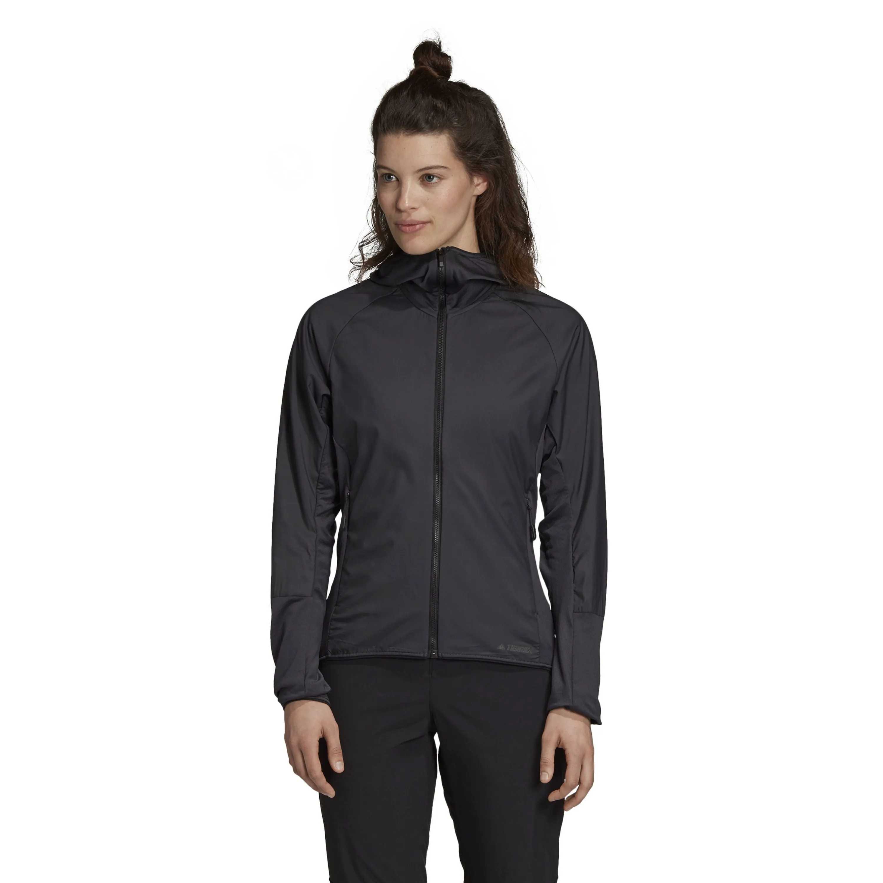 adidas Women's Skyclimb Fleece Jacket Carbon S