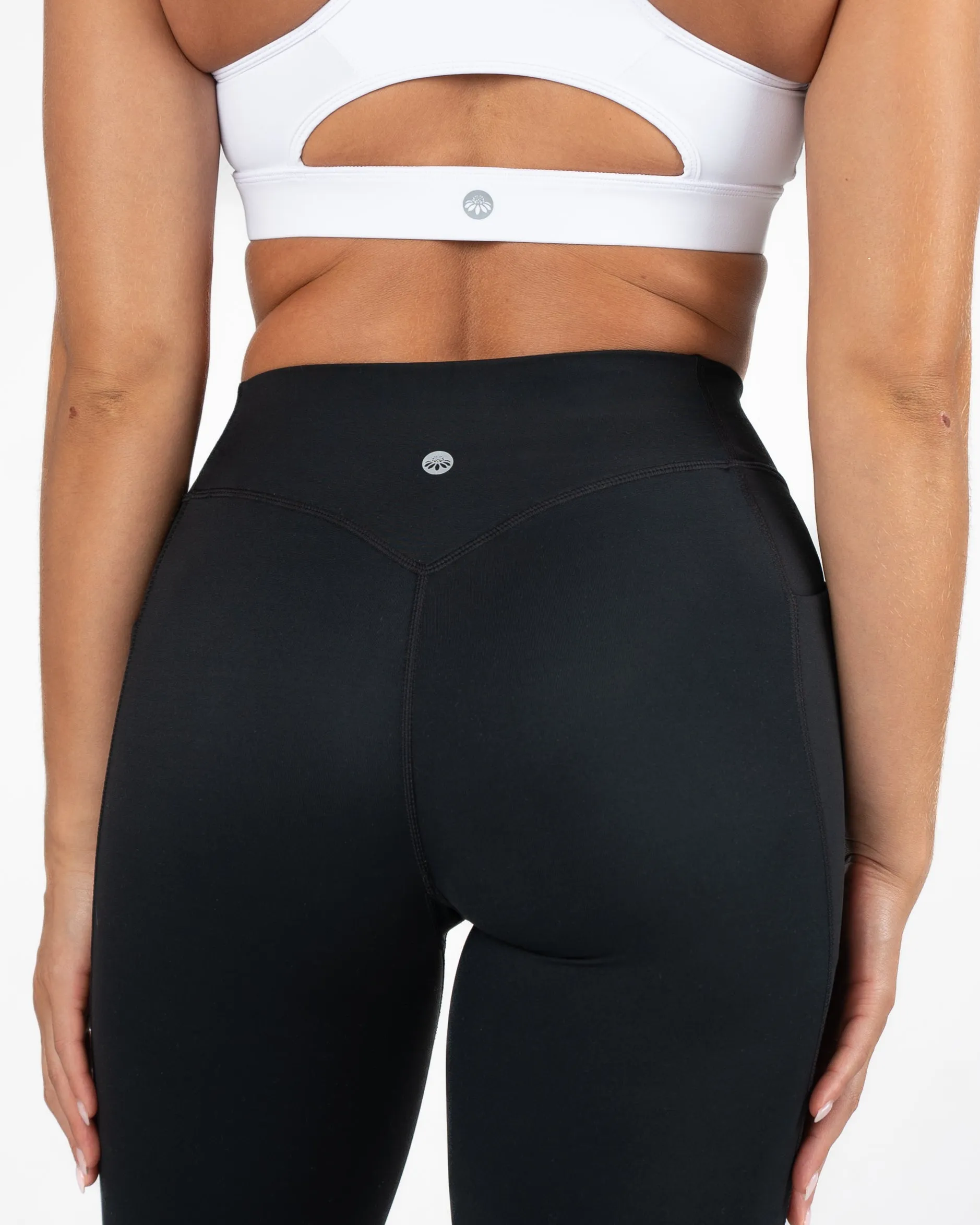 AYA Accentuate Your Assets Mid-Rise Leggings - Black