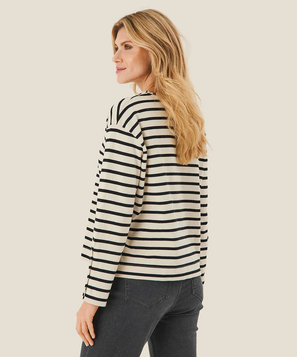 Balla Striped Long Sleeve Top