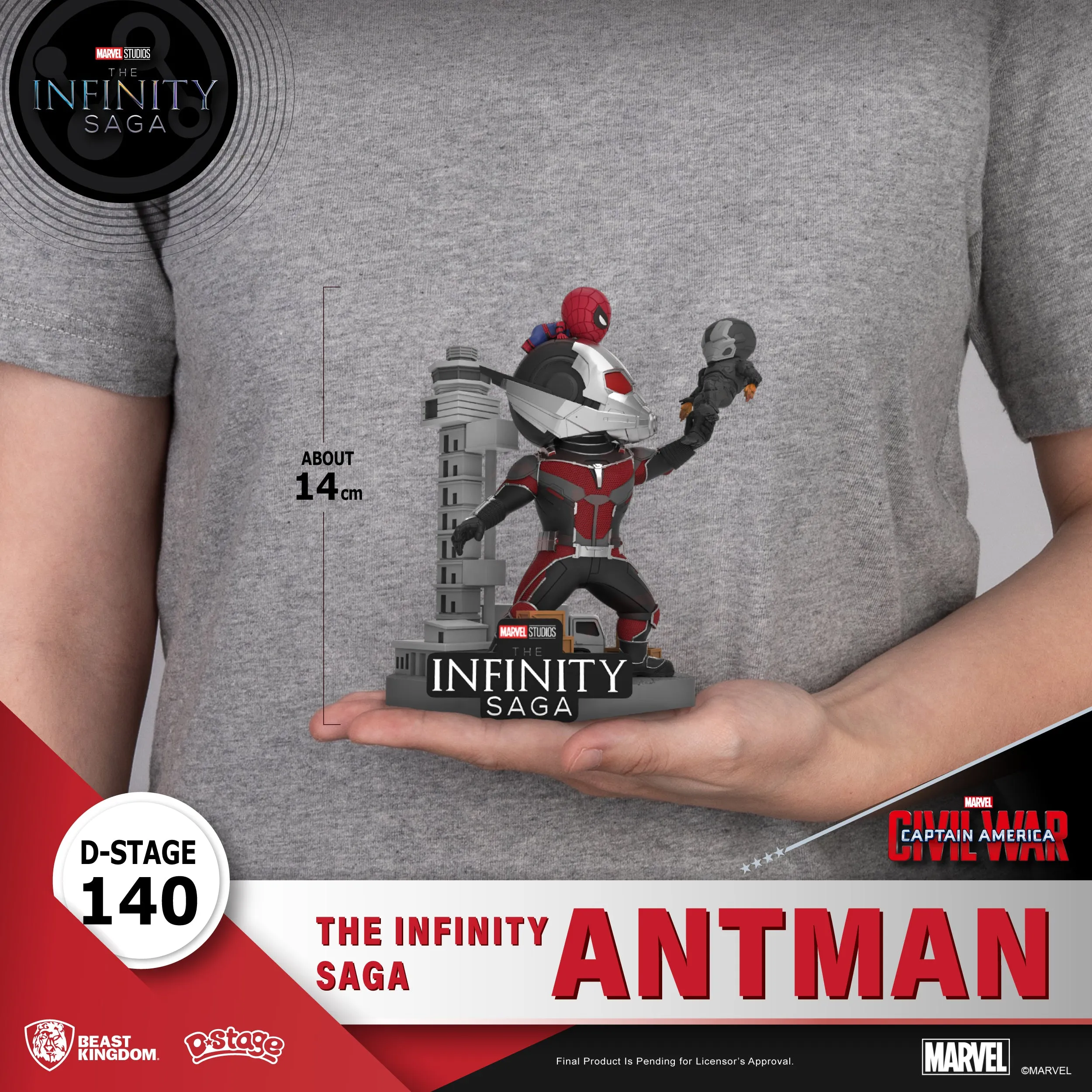 Beast Kingdom DS-140 Marvel: The Infinity Saga-Antman Diorama Stage D-Stage Figure Statue