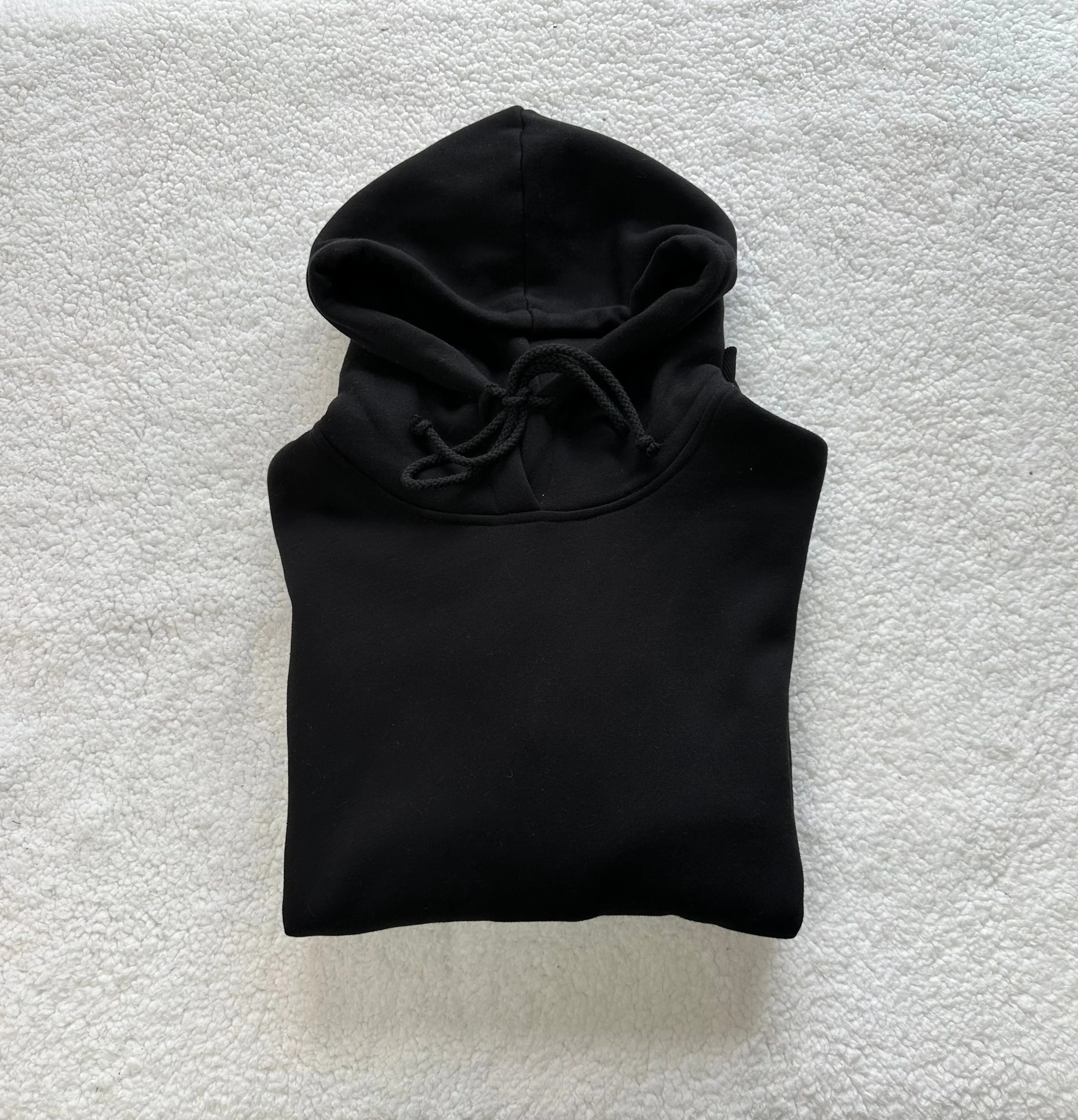 Black Sunkissedcoconut Blank Hoodie