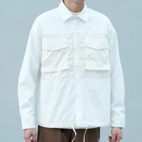 Boysnextdoor Patchwork Shirt Jacket White