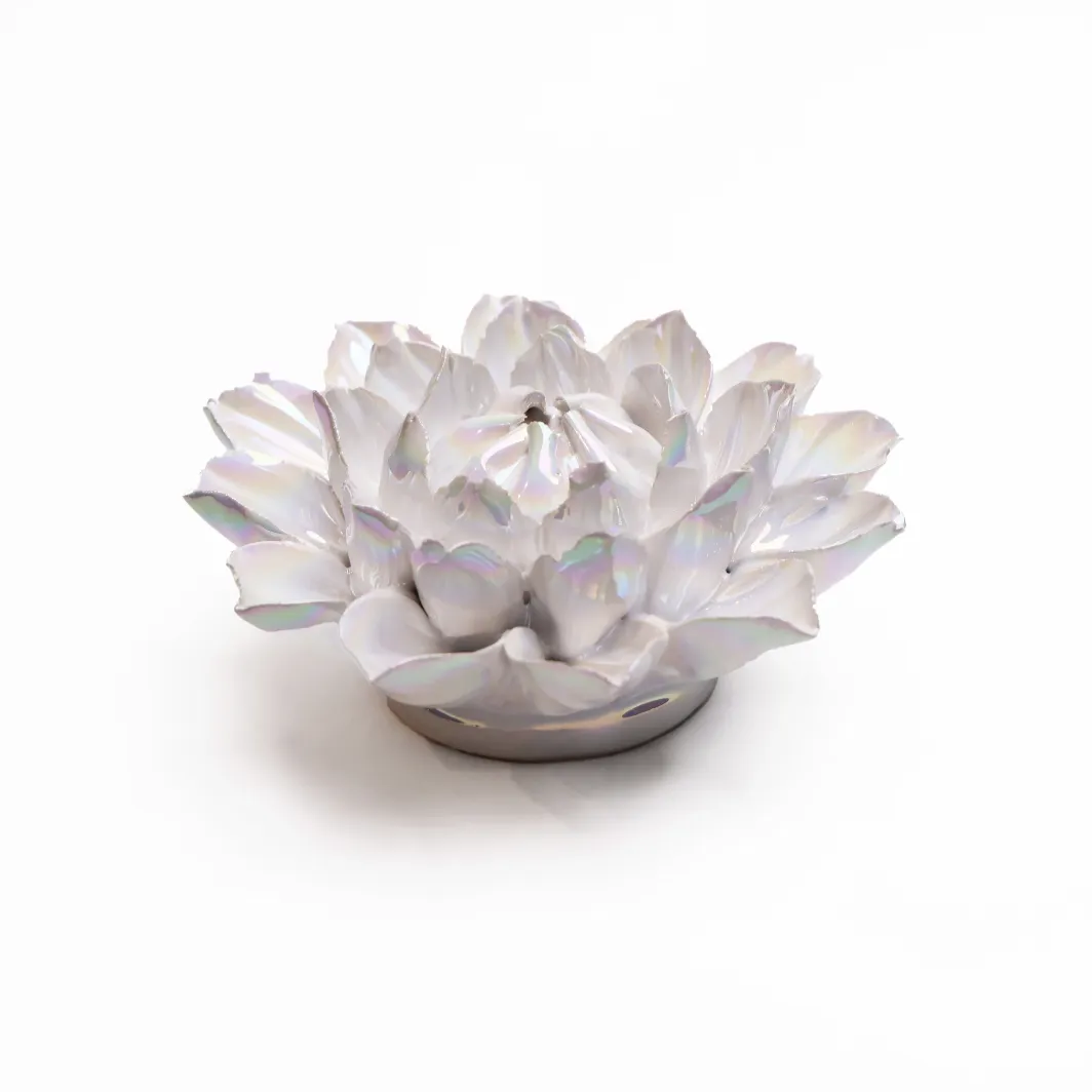 Ceramic Bloom: Pearl Dahlia