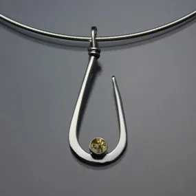 Citrine Pendant Necklace PEN030CI Sterling Silver or 14K Gold by John Tzelepis Jewelry