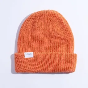 Coal The Stanley Soft Knit Cuff Beanie Orange