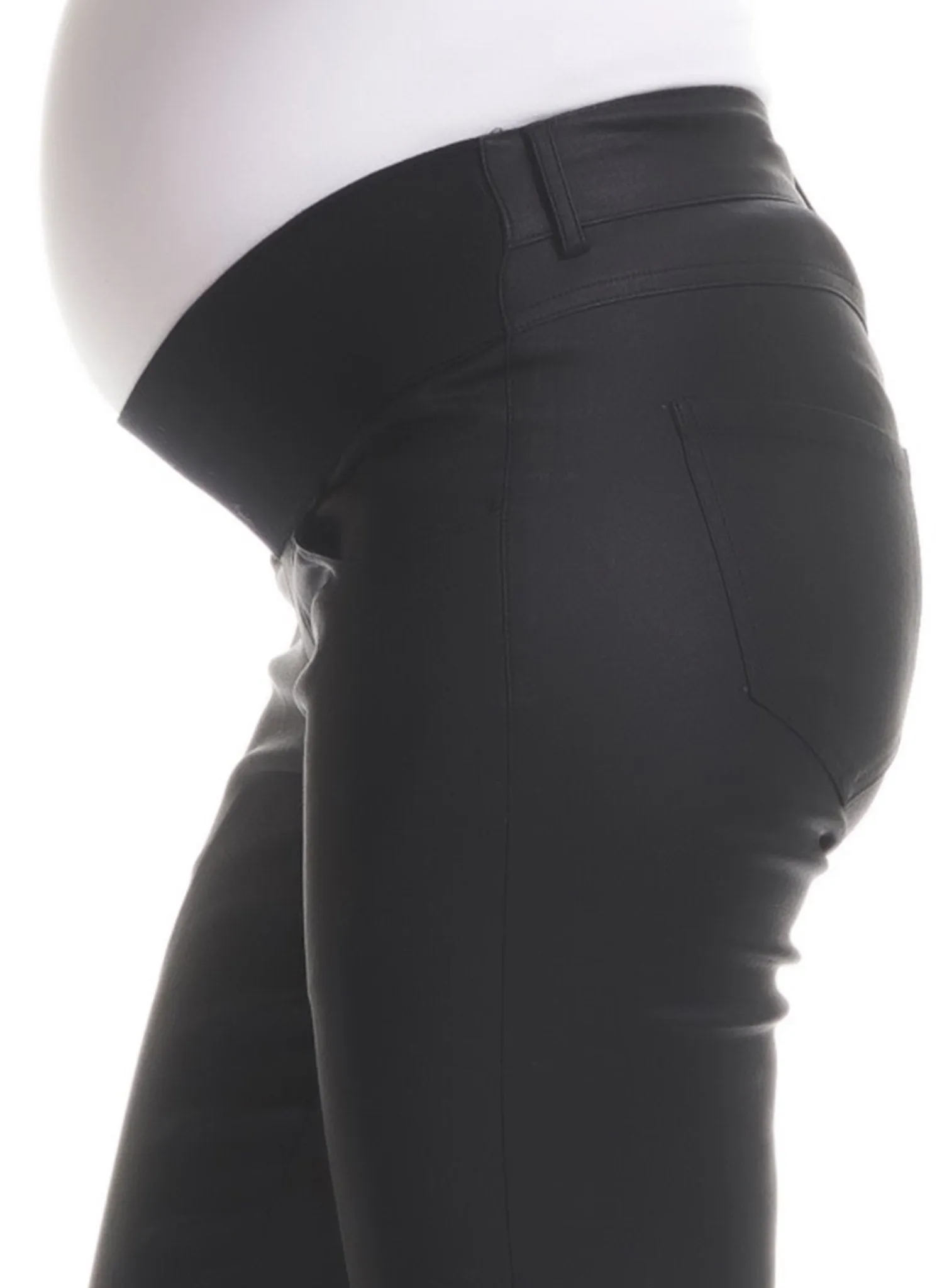 Coated Skinny Maternity Pant