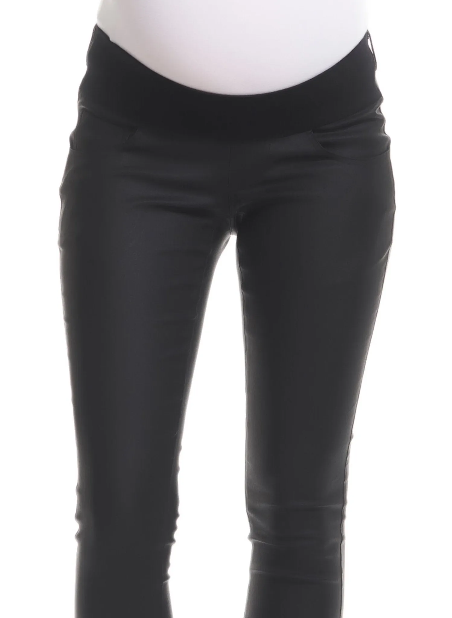 Coated Skinny Maternity Pant