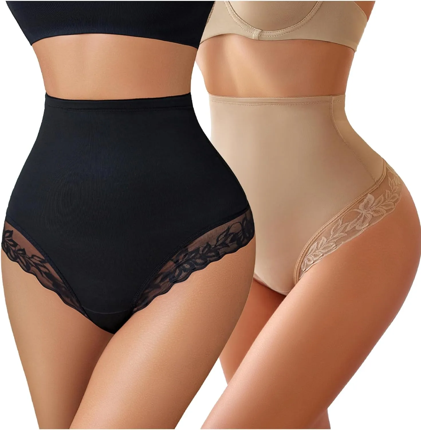 Control Panties Lace Seamless Tummy Shapewear