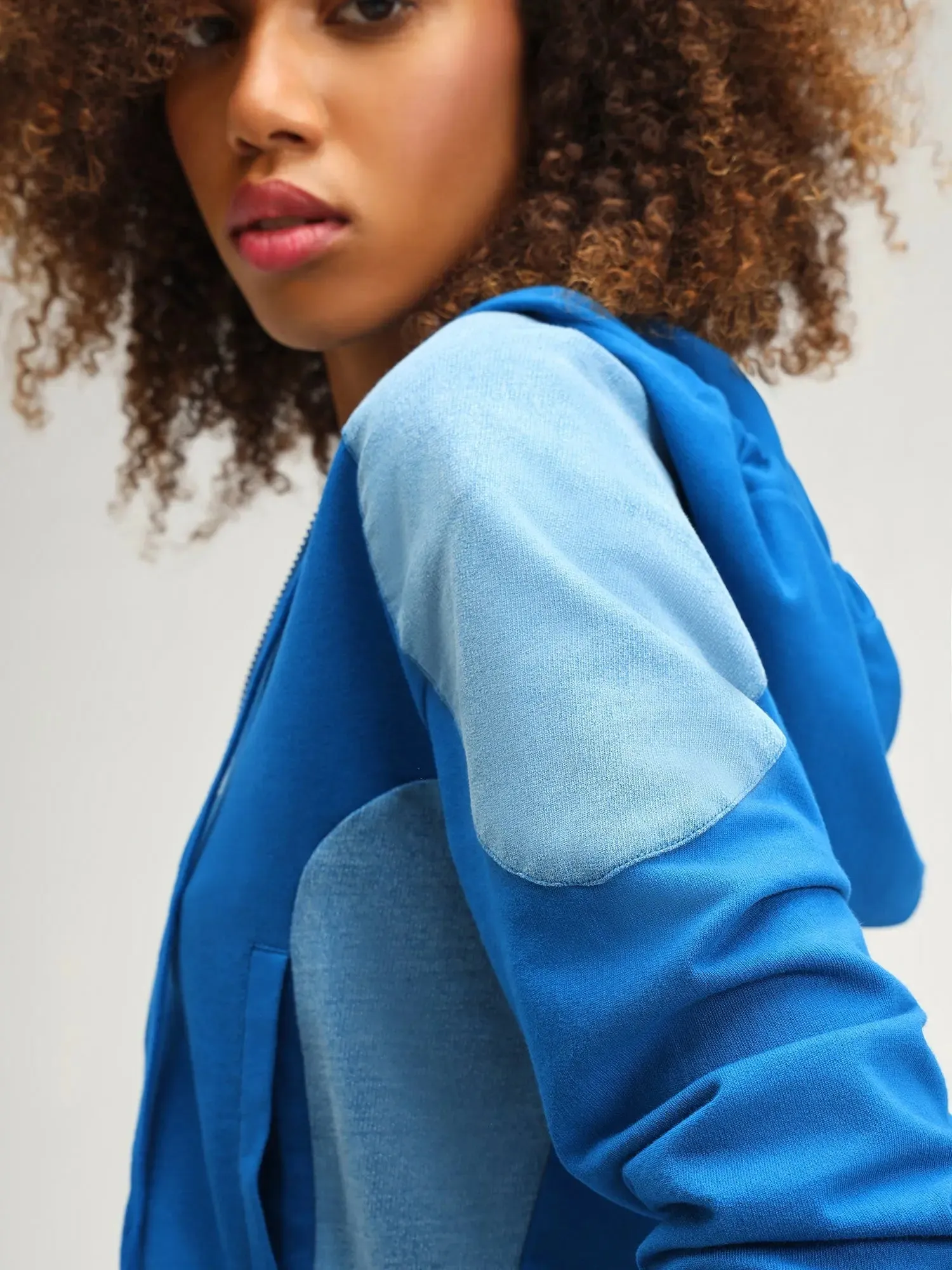 Dallas Blue Patchwork Jacket