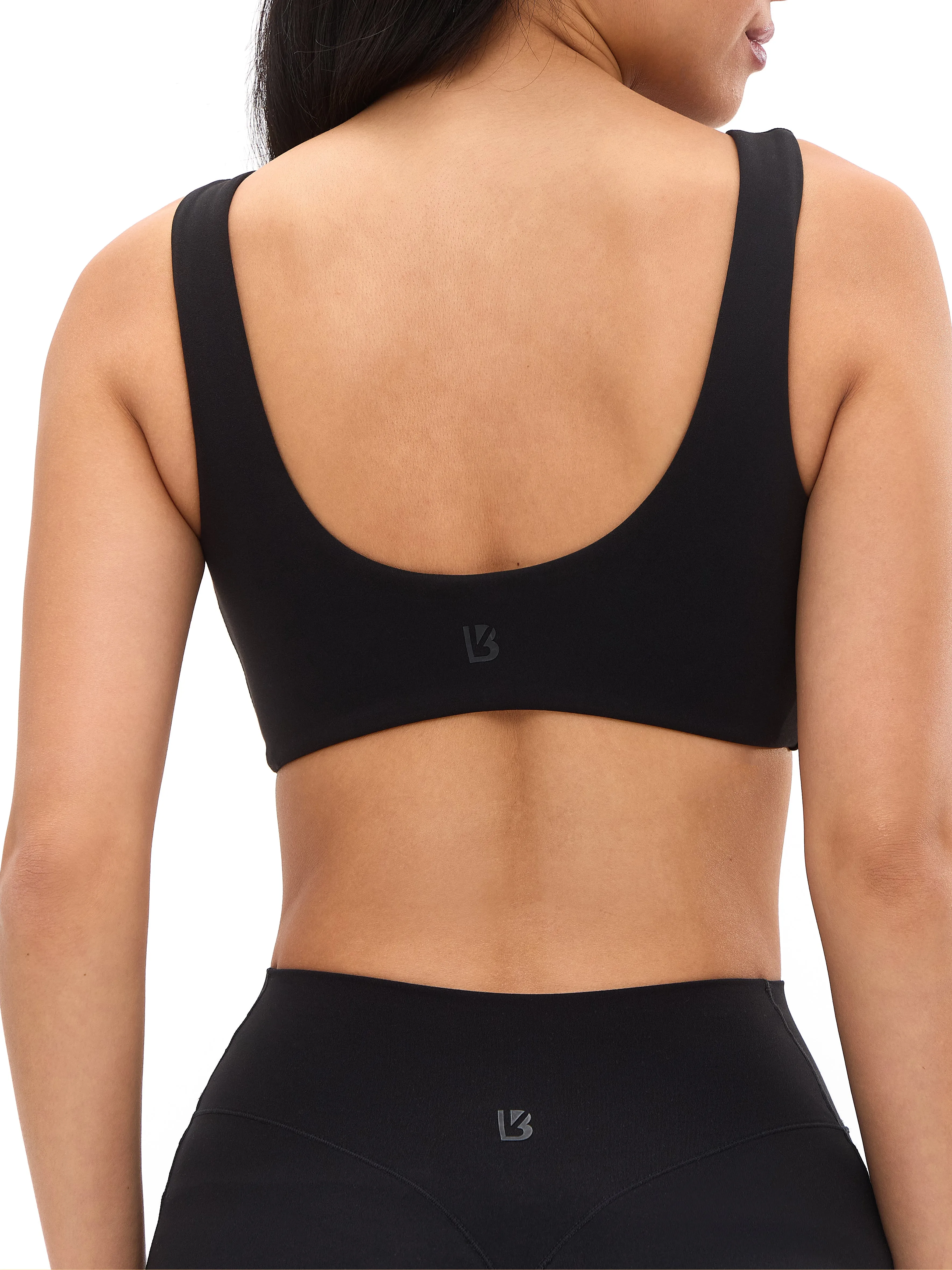 Double Dip Butter Sports Bra - Onyx Black