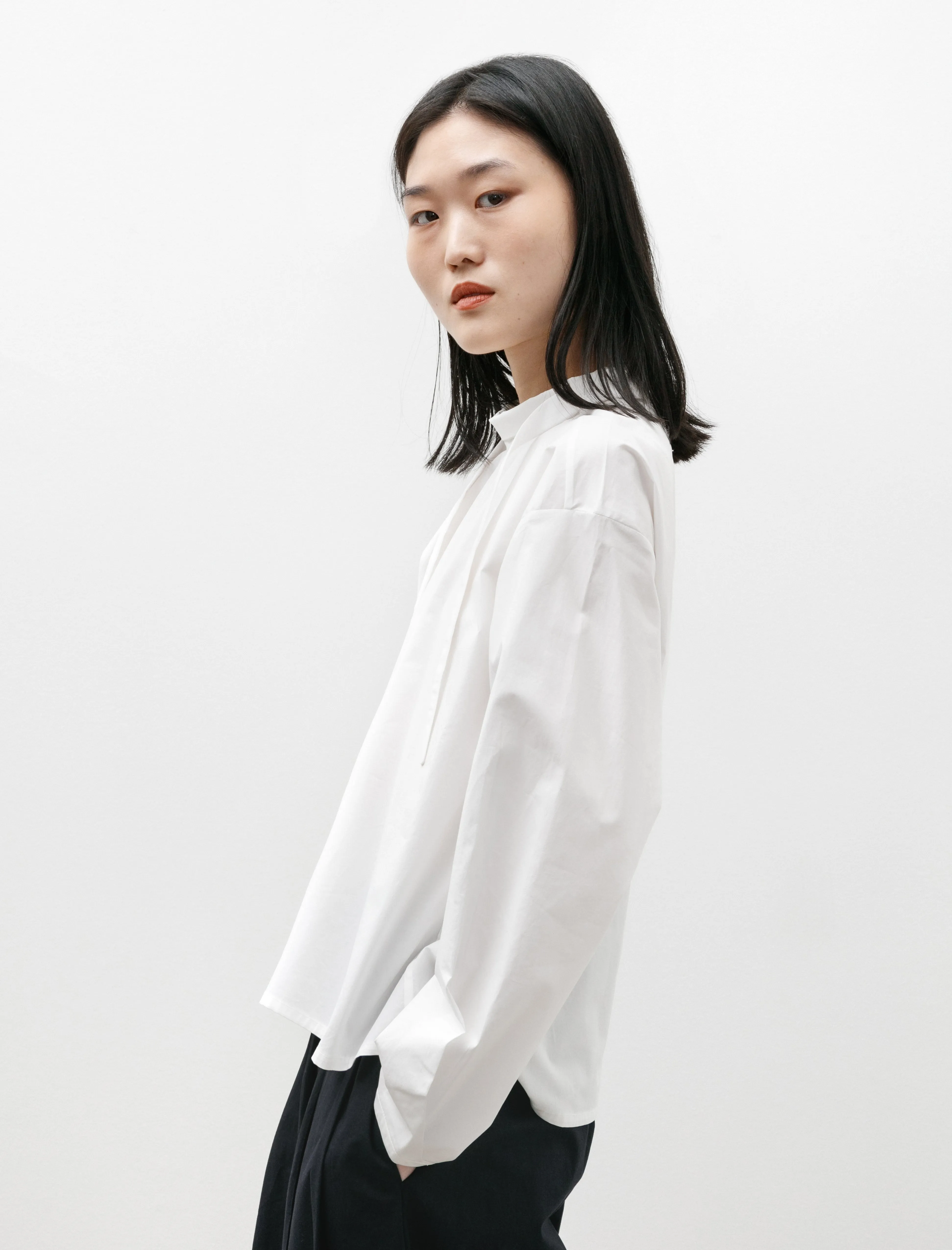 Enn Top White Poplin