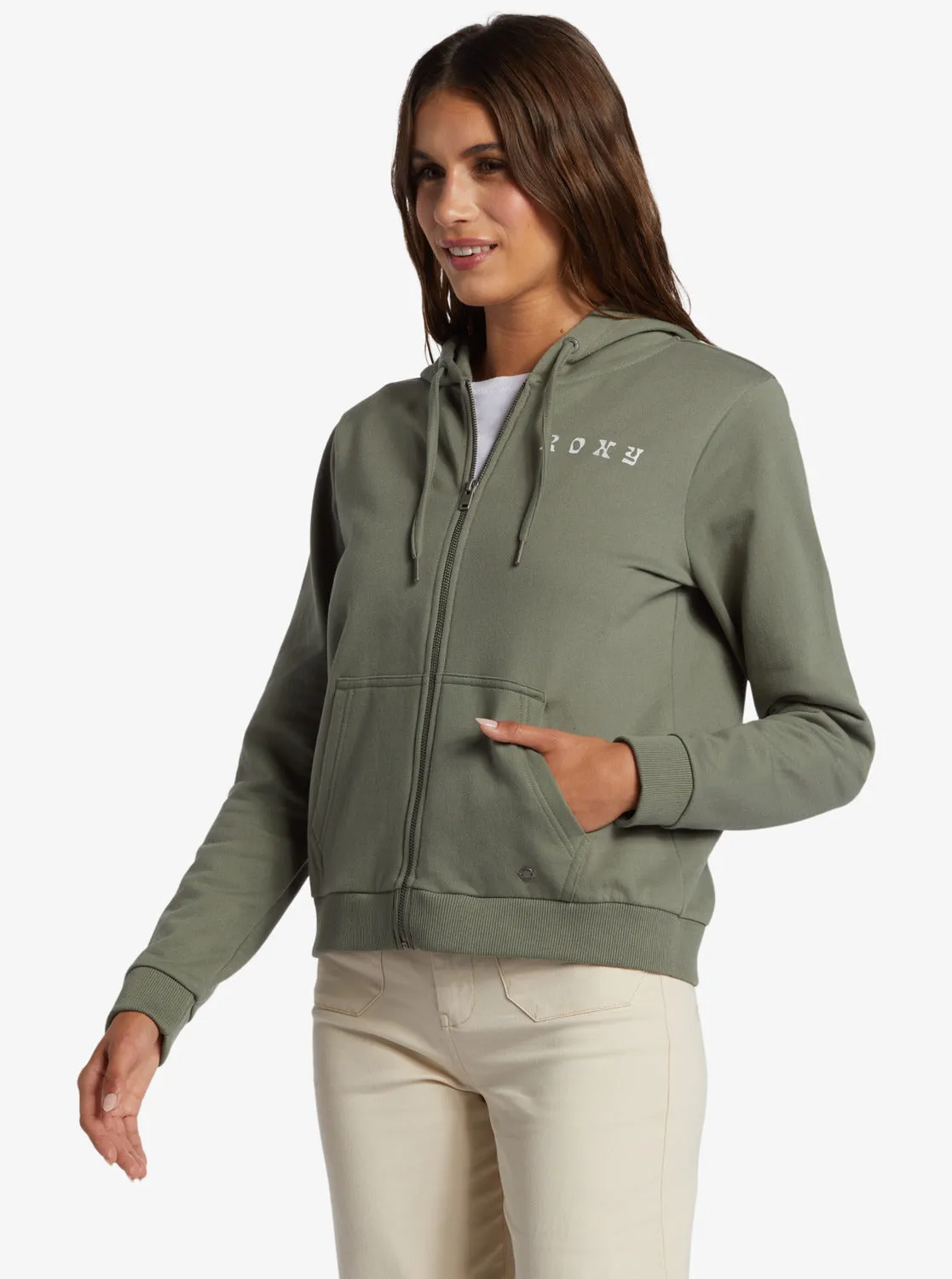 Evening Hike Zip Zip Hoodie - Agave Green