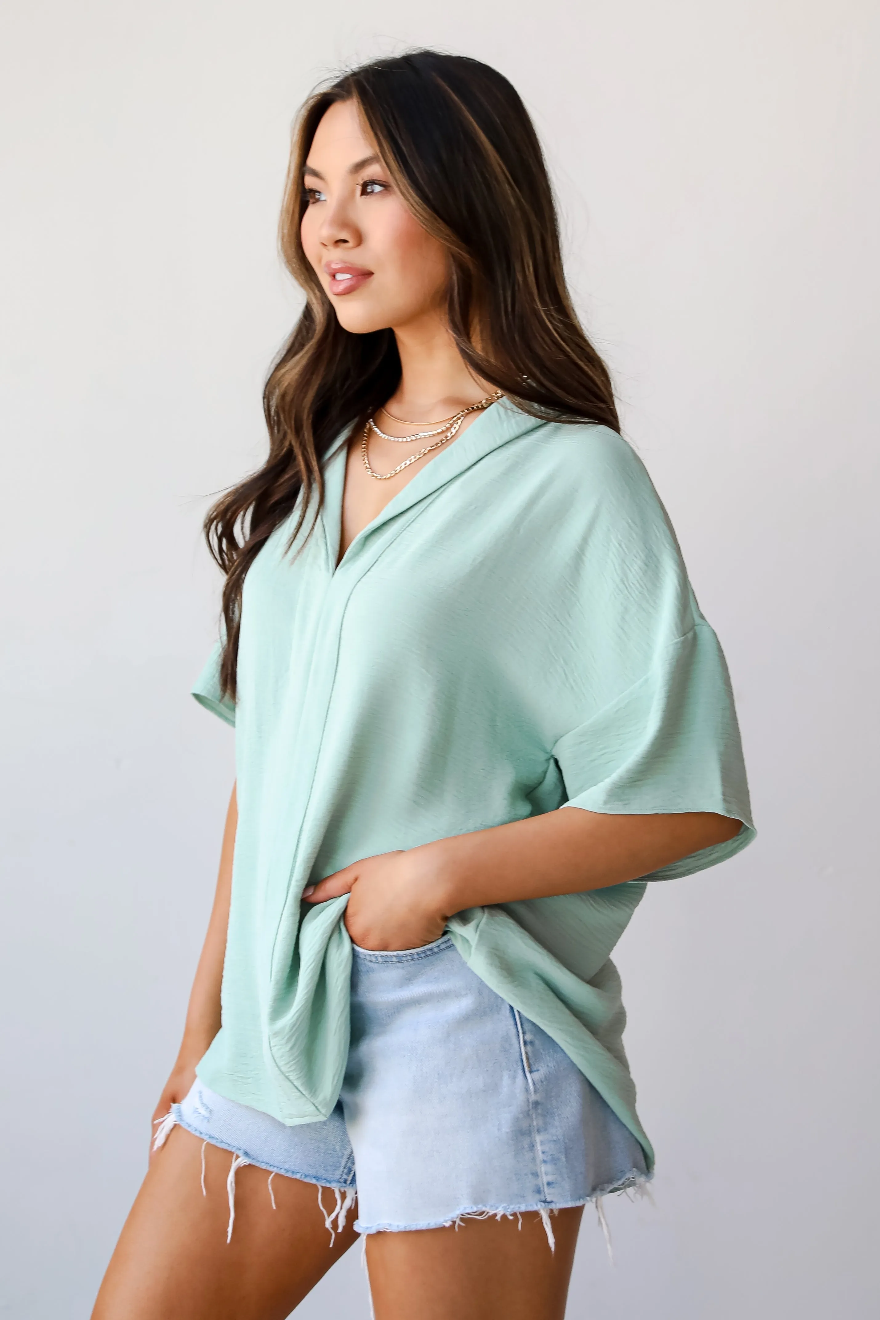 FINAL SALE - All About You Oversized Blouse