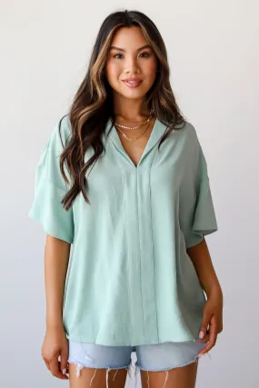 FINAL SALE - All About You Oversized Blouse