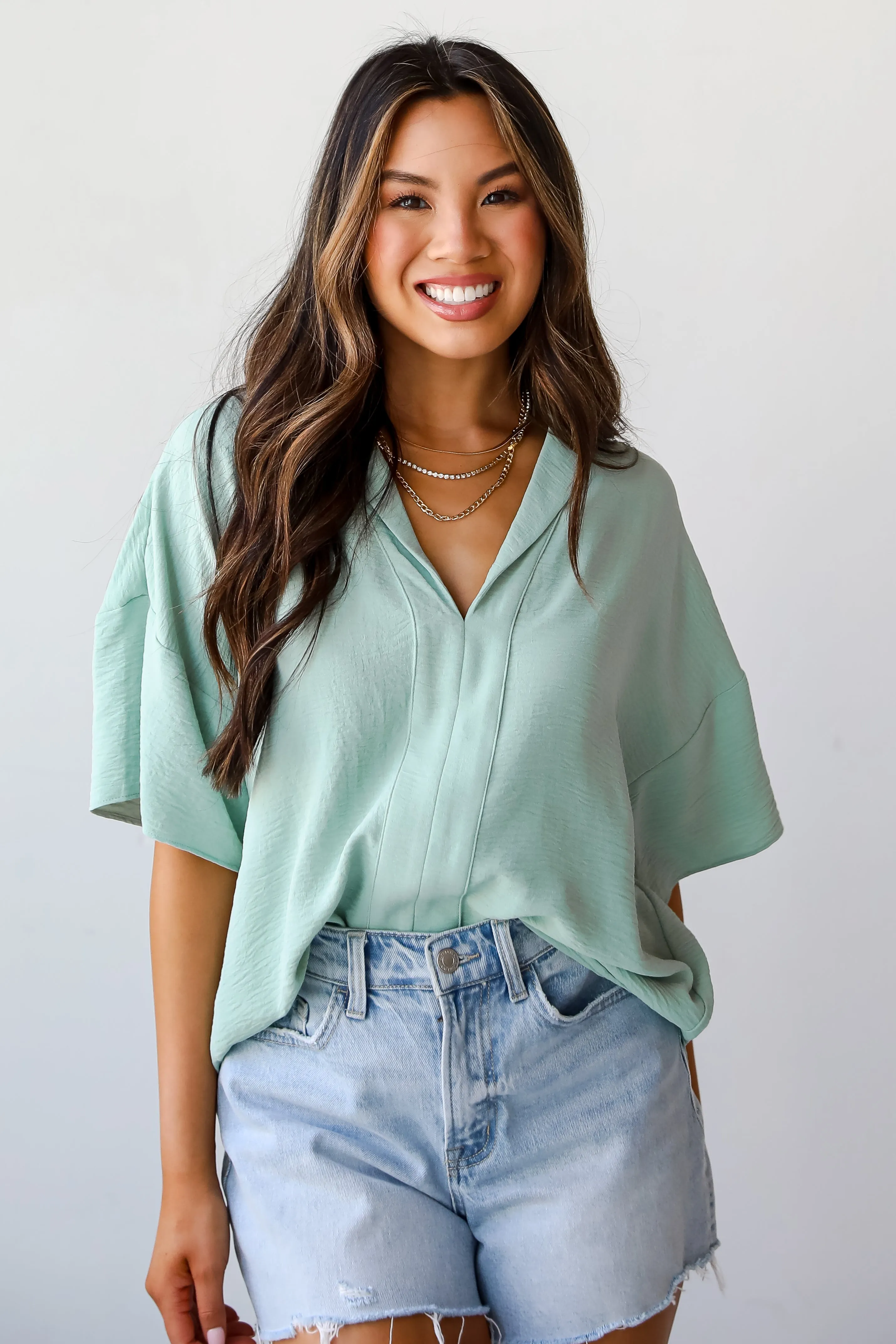 FINAL SALE - All About You Oversized Blouse