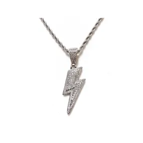 Freezing Flash Iced Out Pendant 14k white gold