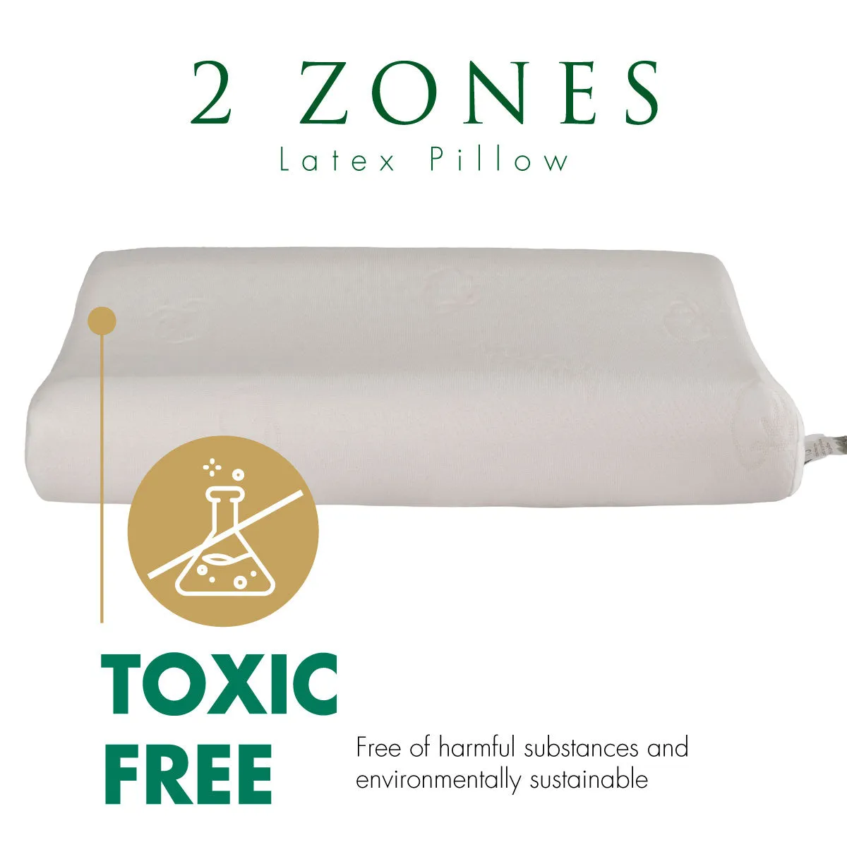 Getha 2 Zone Latex Pillow