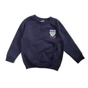 *Gowanbank Primary navy crew neck sweater