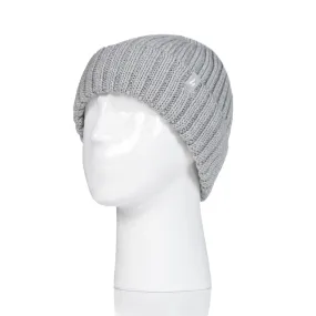 Kids Enchanted Forest Ribbed Turn Over Hat - Grey