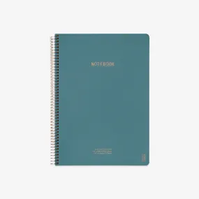 KOZO SPIRAL-BOUND NOTEBOOK A4 // STEEL BLUE