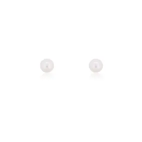 Linda Tahija 3mm Freshwater Pearl Stud Earrings, Gold