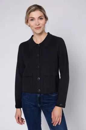 MAEVE MILANO POCKET KNITTED JACKET