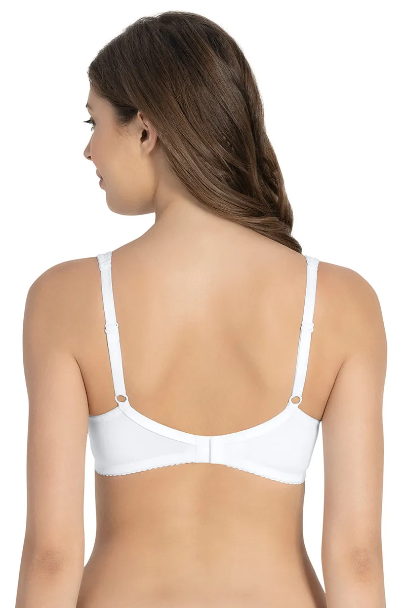 Magic Shaper Non Padded Non Wired Support Bra - White