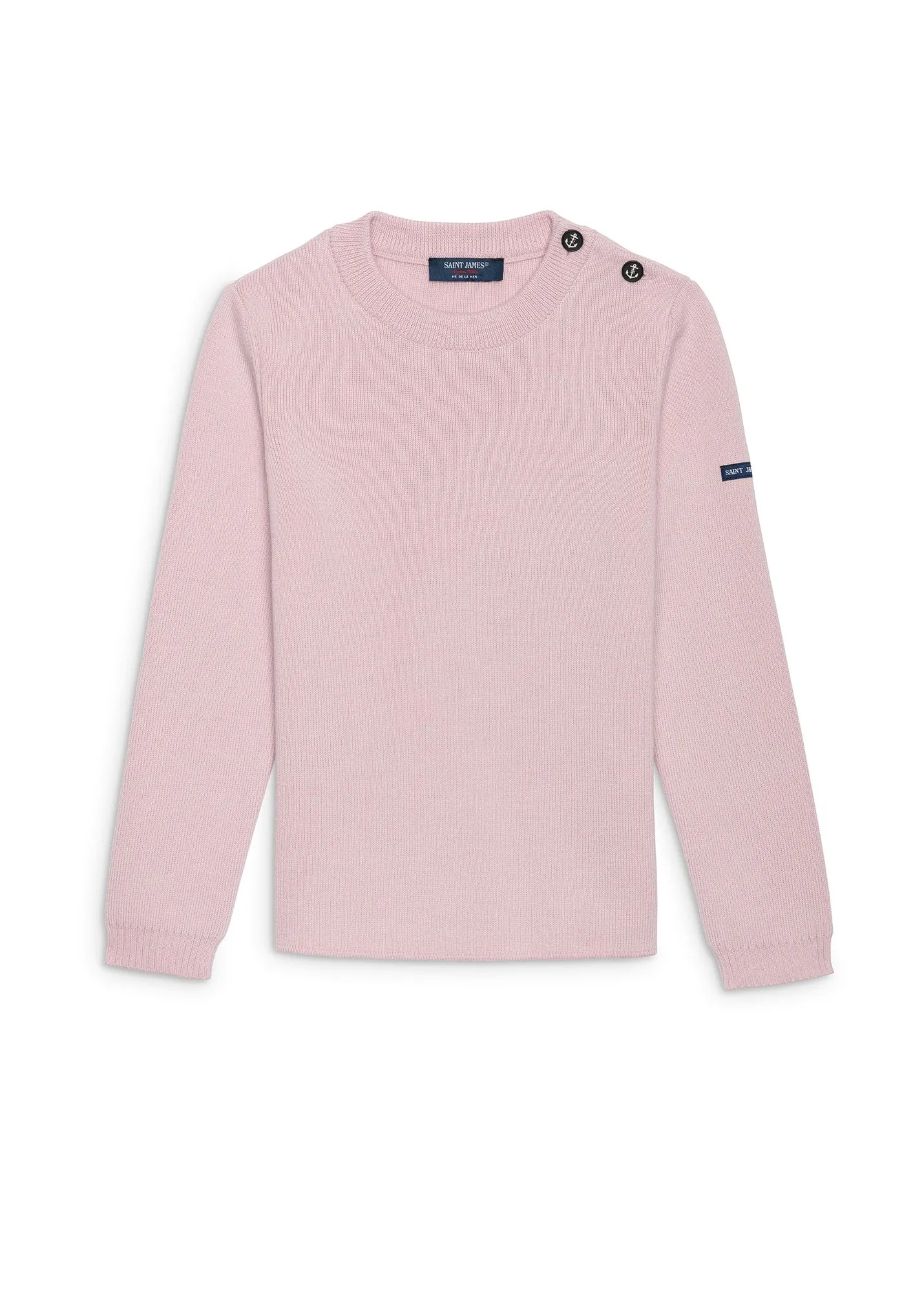 Moussaillon sailor jumper for babies - in blended wool (ROSE)