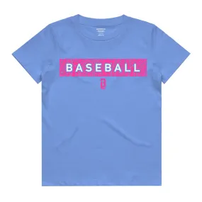 Paisley Youth Tee - Cotton Candy Blue