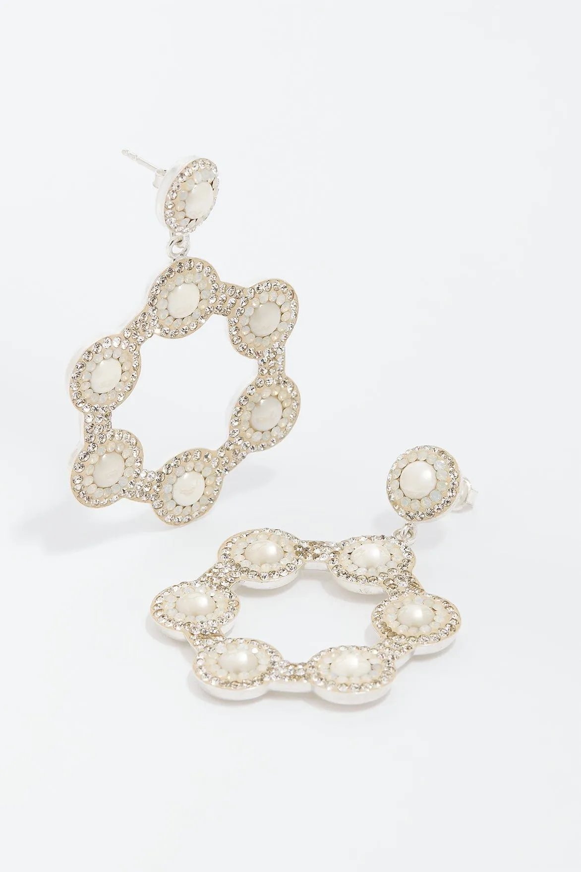 Pearl Romance Mini Hoop Earrings