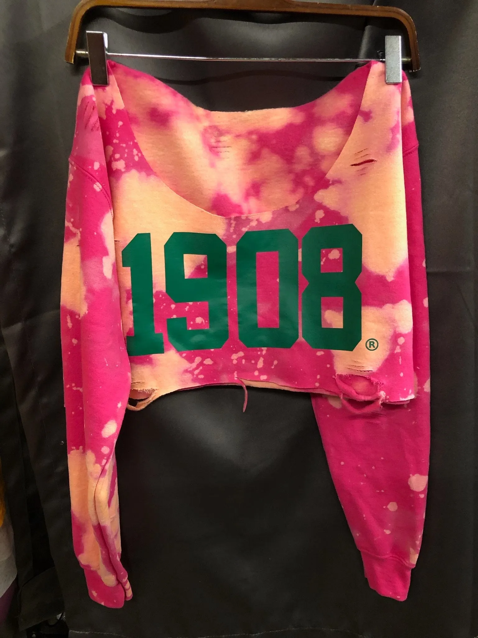 "I Pink, Therefore I Am" Classic 1908 Hand Dyed Sweatshirt