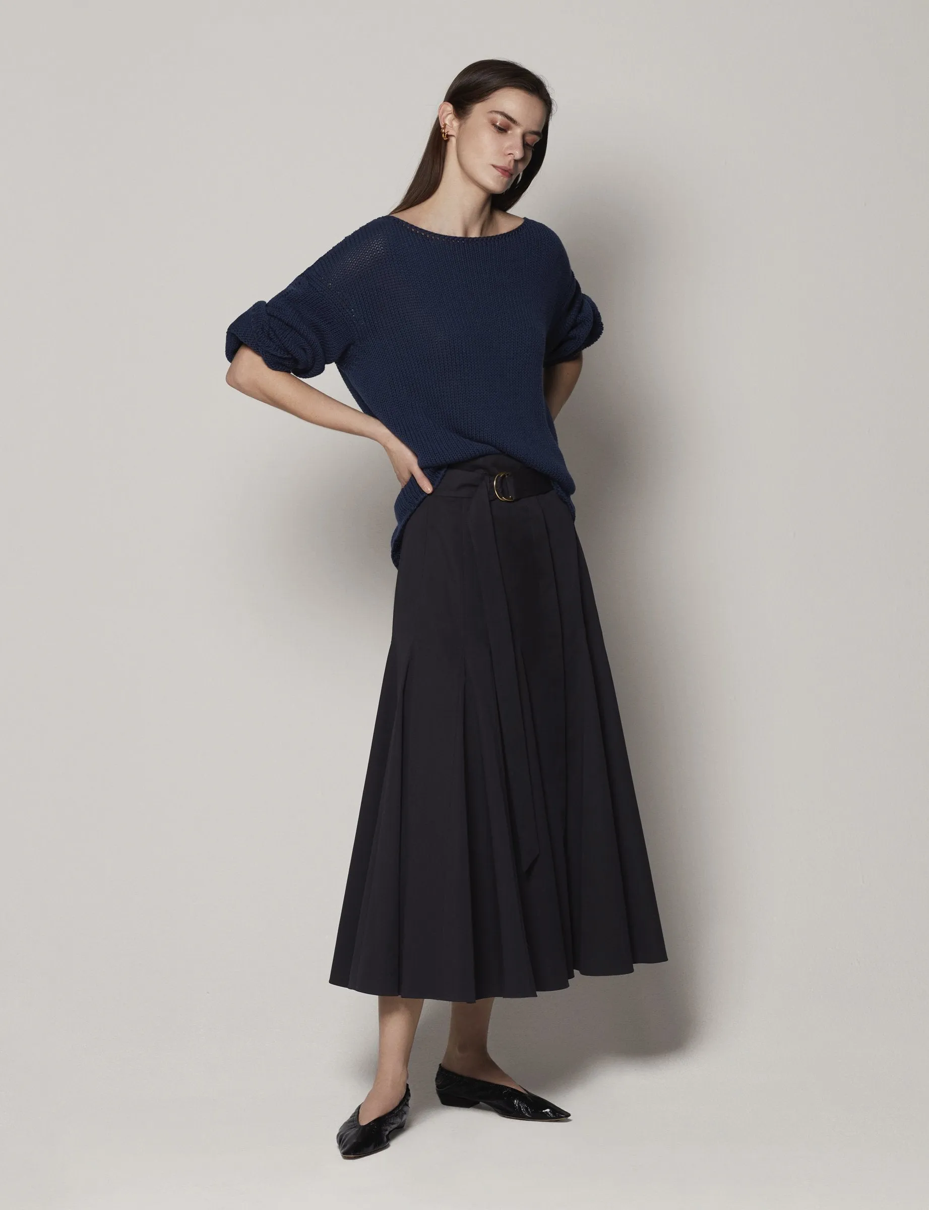 Seamed Flare Skirt - Resale