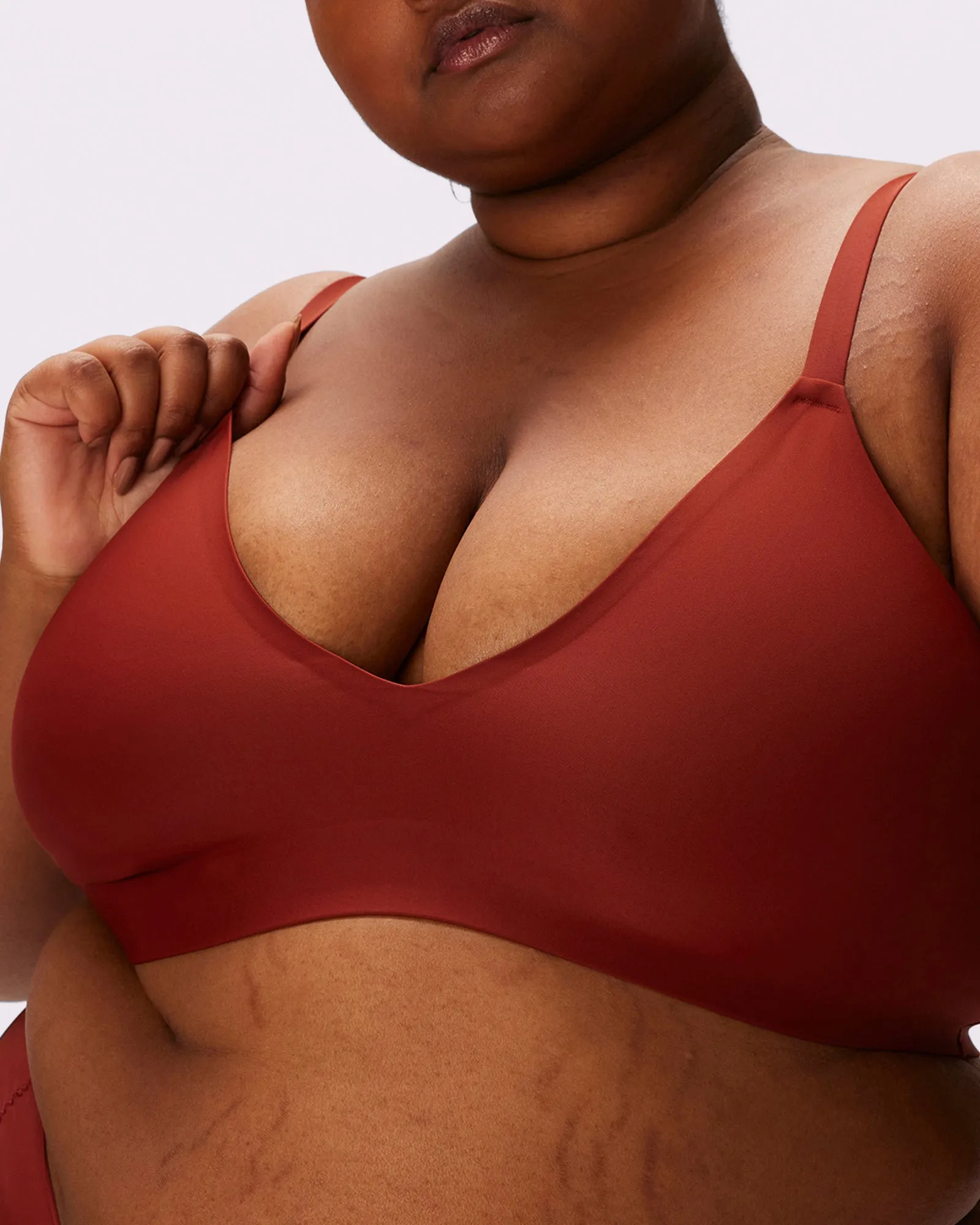 Smooth Lift Triangle Bralette | Seamless Universal (Eightball)