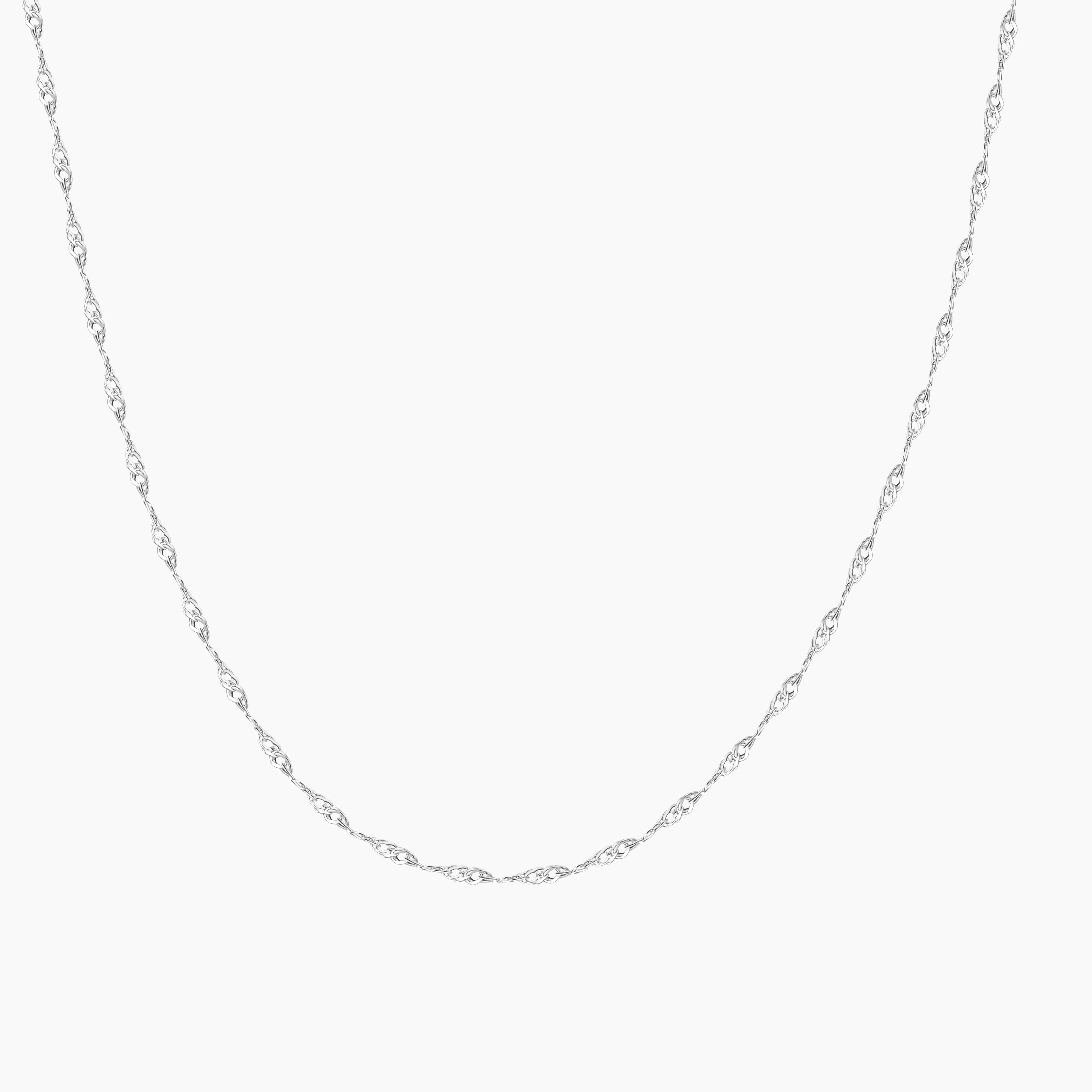 Sterling Silver Wave Chain