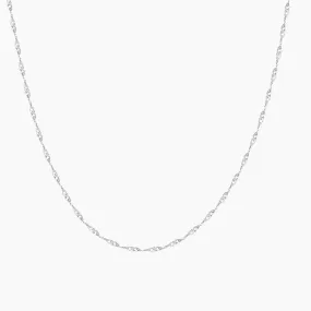 Sterling Silver Wave Chain