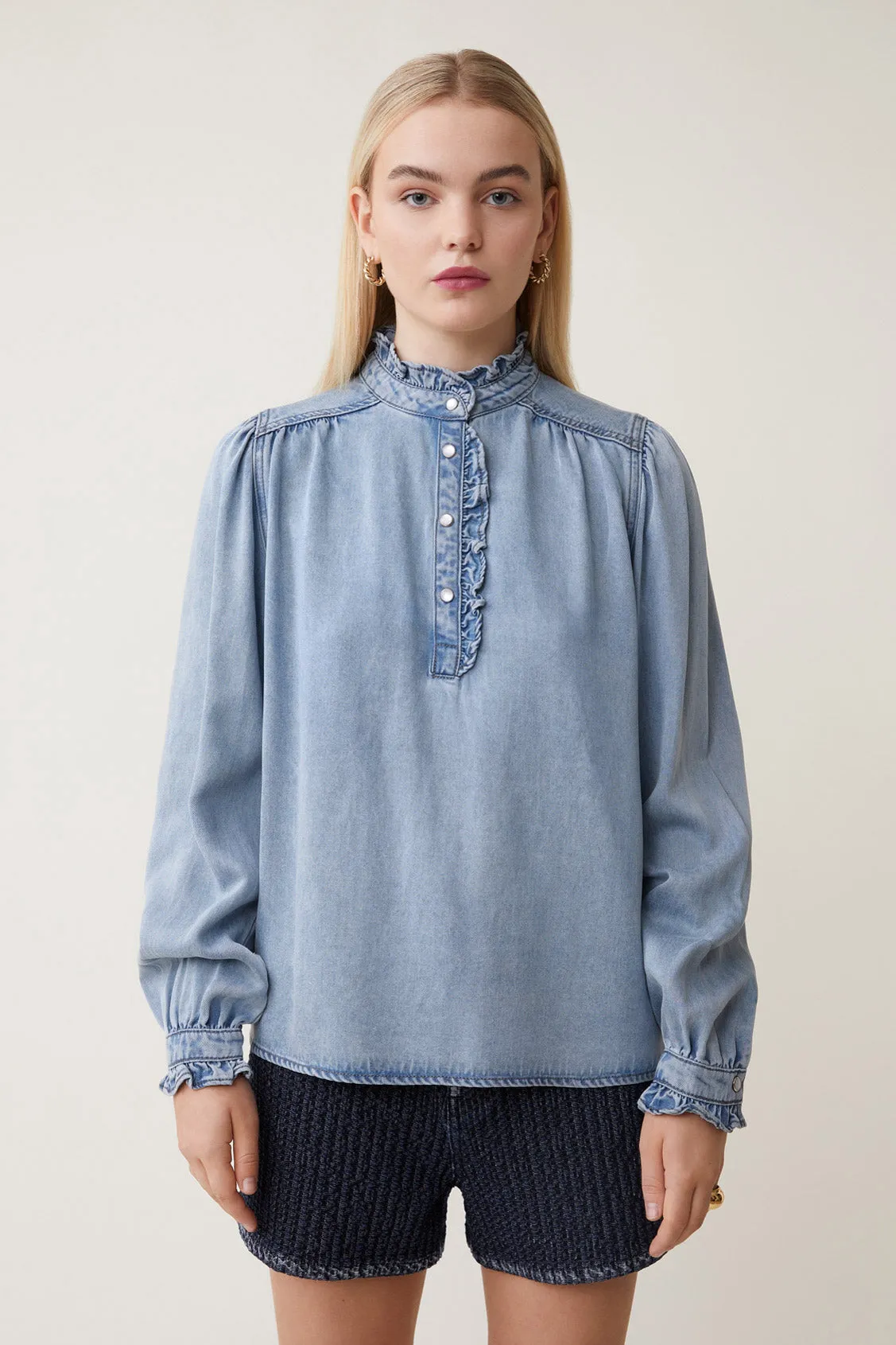 Suncoo Denim Laura Blouse