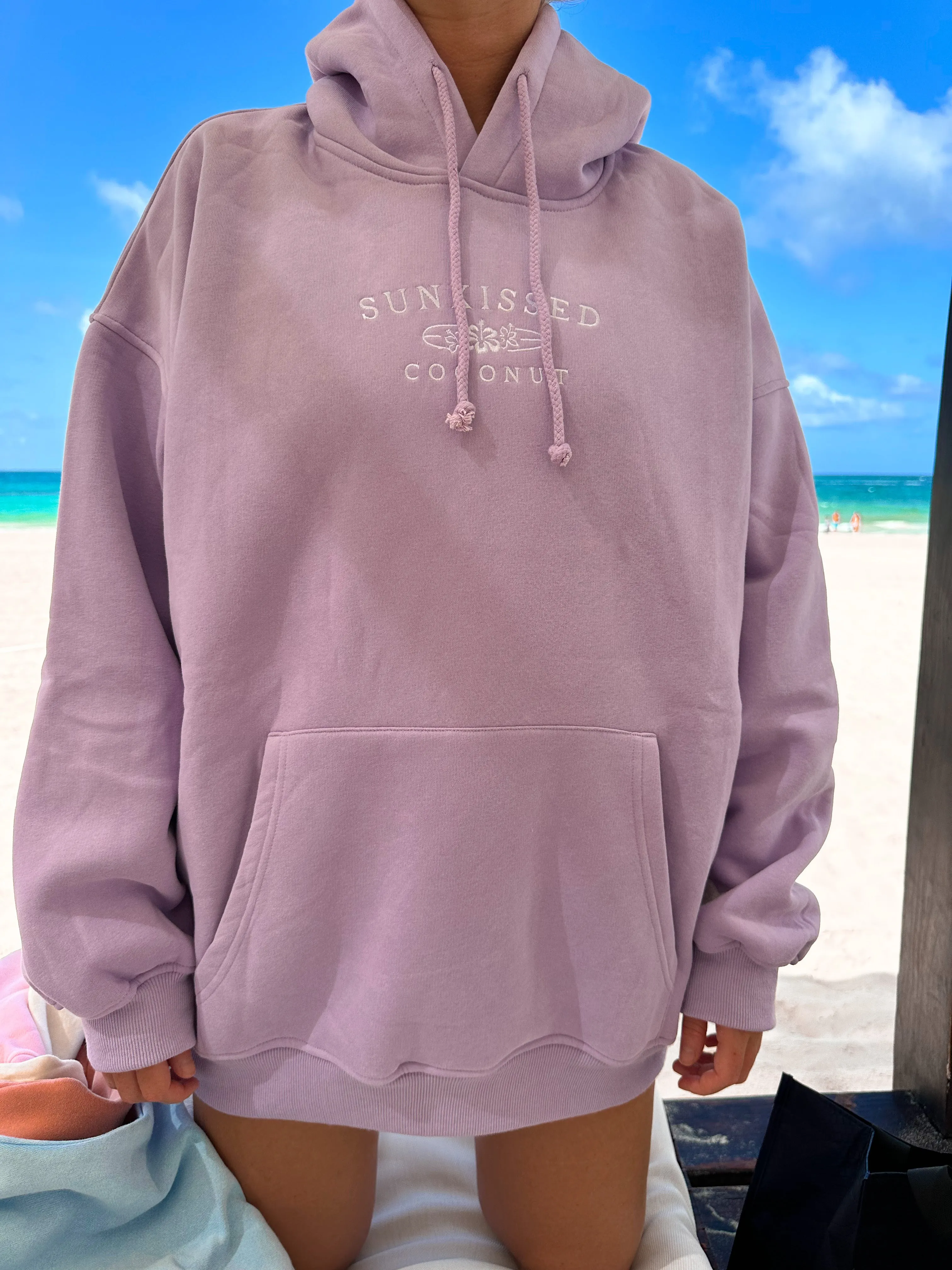 Sunkissedcoconut Embroider Hoodie