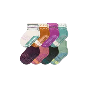 Toddler Gripper Calf Sock 8-Pack